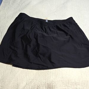 Swimsuits For All Black Skirted Bikini Bottoms SIZE 14
